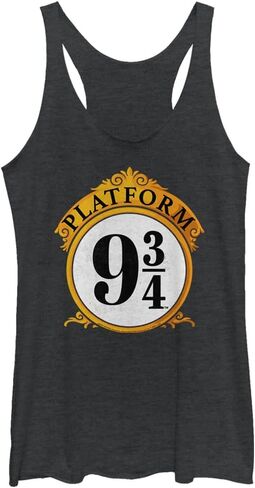Harry Potter Deathly Hallows Ornate Platform Women's Fast Fashion Racerback Tank Top in Kuwait