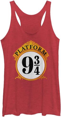 Harry Potter Deathly Hallows Ornate Platform Women's Fast Fashion Racerback Tank Top in Kuwait