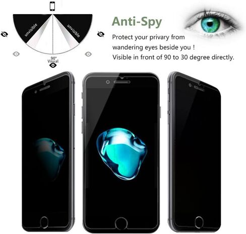YWXTW Privacy Screen Protector for iphone 16 Pro Max [Zero-Bubble][28°Anti-Spy] 9H+ Tempered Glass Privacy Screen Protector for iphone 16 pro max 6.9" [Auto-Alignment Kits] HD Full Coverage [2 Pack] in Saudi Arabia