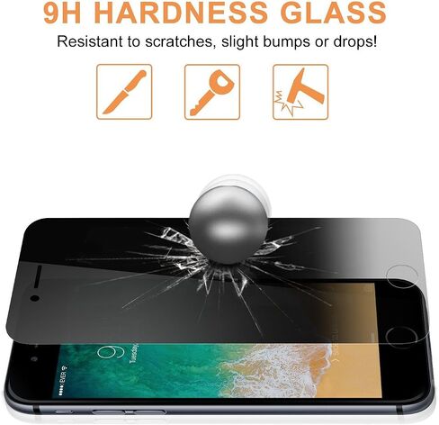 YWXTW Privacy Screen Protector for iphone 16 Pro Max [Zero-Bubble][28°Anti-Spy] 9H+ Tempered Glass Privacy Screen Protector for iphone 16 pro max 6.9" [Auto-Alignment Kits] HD Full Coverage [2 Pack] in Saudi Arabia