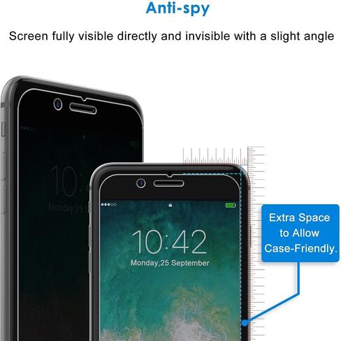 YWXTW Privacy Screen Protector for iphone 16 Pro Max [Zero-Bubble][28°Anti-Spy] 9H+ Tempered Glass Privacy Screen Protector for iphone 16 pro max 6.9" [Auto-Alignment Kits] HD Full Coverage [2 Pack] in Saudi Arabia