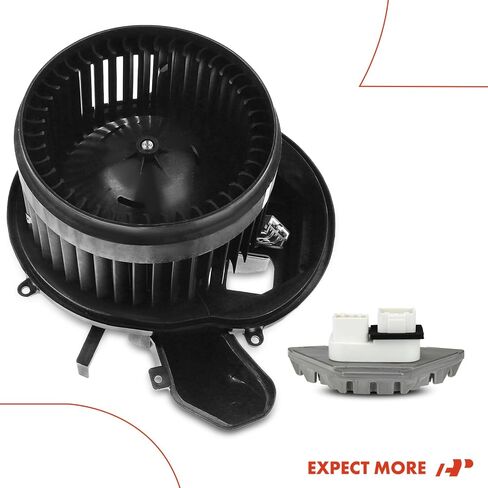 A-Premium HVAC Heater Blower Motor and Resistor Assembly Compatible with Volvo Vehicles - XC90 2003-2014, S60 2001-2009, XC70 2003-2007, S80 1999-2006, V70 2001-2007 - Front Side, 2-PC Set in Saudi Arabia