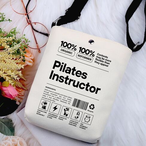 G2TUP Pilates Lover Bag - هدية مدرب بيلاتيس ، حقيبة يد ، تقدير ميرش in Saudi Arabia