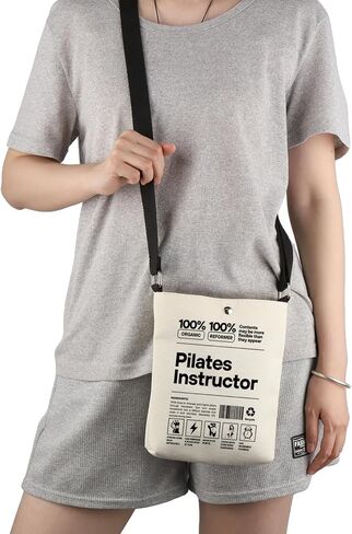 G2TUP Pilates Lover Bag - هدية مدرب بيلاتيس ، حقيبة يد ، تقدير ميرش in Saudi Arabia