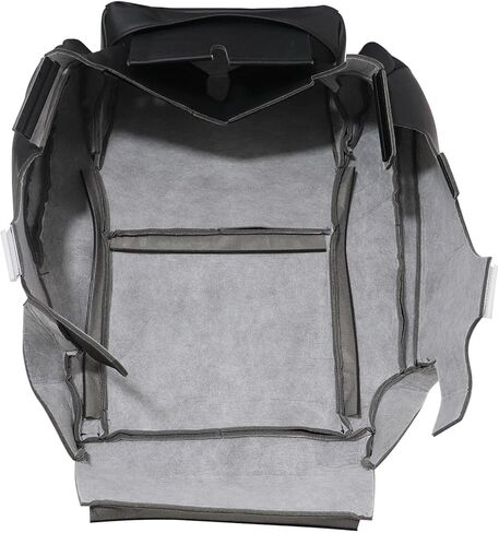 SecosAutoparts Graphite Gray Leather Driver & Passenger Side Bottom Replacement Seat Covers Compatible with Toyota Tundra Sequoia Based SR5 Limited 2007 2008 2009 2010 2011 2012 2013 in Kuwait