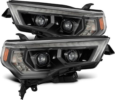 Alpharex [G2 Pro-Series] Alpha-Black for 14-20 4runner Switchback DRL/Sequential LED Tube مصابيح الأمامية المزدوجة in Kuwait