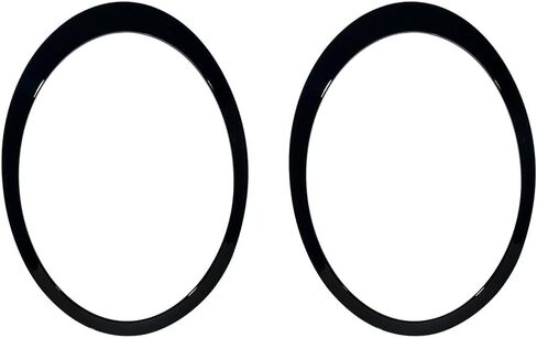 Left Right Headlight Trim Rings OE Replacement for 2007-2015 BMW Mini Cooper R55 R56 R57 R58 R59 (Glossy Black) in Saudi Arabia