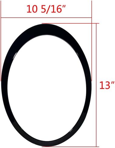 Left Right Headlight Trim Rings OE Replacement for 2007-2015 BMW Mini Cooper R55 R56 R57 R58 R59 (Glossy Black) in Saudi Arabia