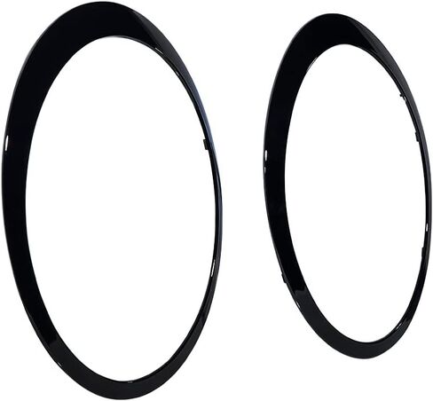 Left Right Headlight Trim Rings OE Replacement for 2007-2015 BMW Mini Cooper R55 R56 R57 R58 R59 (Glossy Black) in Saudi Arabia