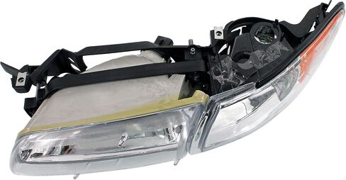 سائق Garage-Pro ومصباح الأمامي الجانبي للركاب لـ Pontiac Grand Prix GT GTP SE 1997-2003 Halogen مع لمبة (S) يستبدل# 19149891 19149893 in Saudi Arabia