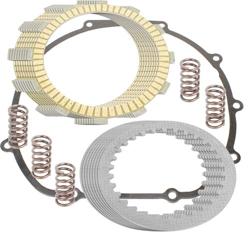 Caltric Clutch Friction Plates And Kit Compatible with Kawasaki Kz1000P Police 1000 1996-2005 in Saudi Arabia