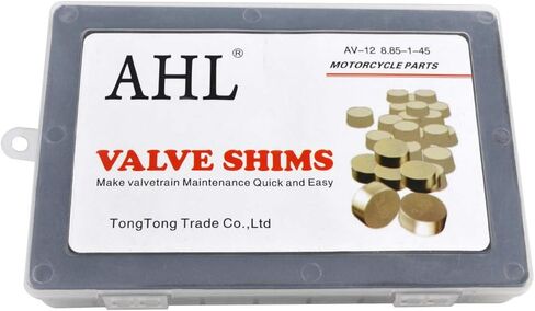 AHL 8.85mm O.D. 1.72mm-2.60mm Thick Adjustable Valve Shim Kit for 250SX-F 2005-2021/450 XC-W 2014-2016/450 F Six Days 2017-2019/350 F 2012-2020 in Saudi Arabia