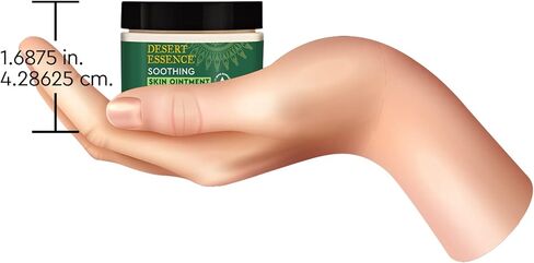 Desert Essence TEA TREE OIL SKIN OINTMENT – Itch Relief, Rash Cream for Razor Burn - Soothing Balm with Lavender & Jojoba - Gluten & Cruelty-Free - 1 oz in Saudi Arabia