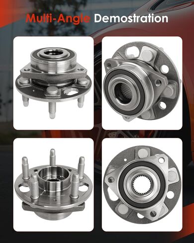 cciyu 513288 Wheel Hub and Bearing Assembly Replacement Fit for Buick Lacrosse for Cadillac Xts for Chevrolet Equinox for GMC Terrain Front Wheel Hubs with ABS 5 Lugs (1) in Saudi Arabia