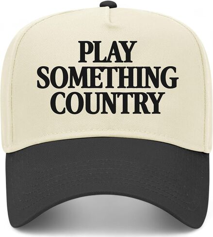 Play Something Country Vintage Trucker Hat | Cowboy Cowgirl | Premium Snapback Baseball Hat for Men & Women in Saudi Arabia
