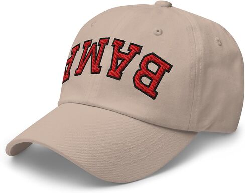 NX Bama Upside Down Embroidered Curved Bill Cap Relaxed Fit Low Crown Adjustable Hat in Saudi Arabia