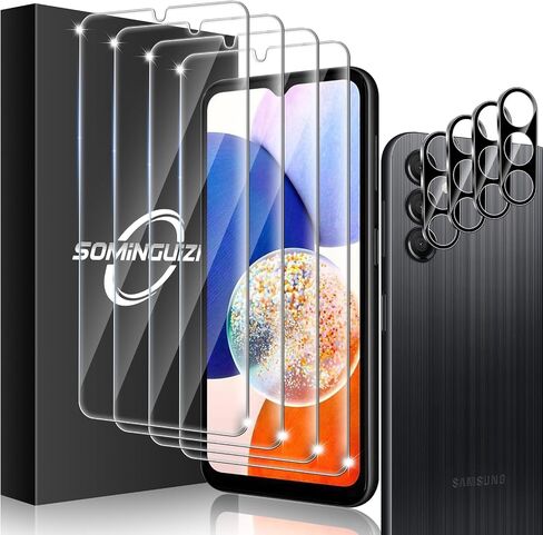 4+4 حزمة لـ Samsung Galaxy A16 5G شاشة واقي كاميرا حامي كاميرا الهاتف 9H حامي الهاتف الخليوي المقسى ، حالة كاميرا الهاتف المضادة للأصوار in Kuwait