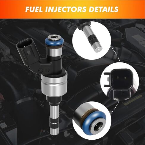 2011-2017 Fuel Injector Compatible for GMC Terrain 2011-2017, Chevrolet Equinox 2011-2017, Buick Verano 2012-2017, Lacrosse 2011-2016, Regal 2011-2017 2.4L L4 Replace 12633784 in Kuwait