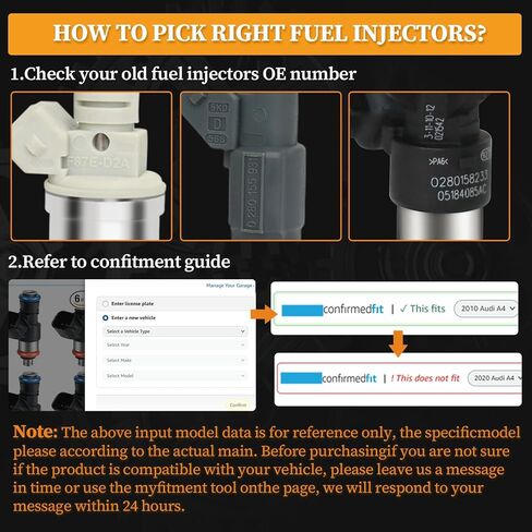 2011-2017 Fuel Injector Compatible for GMC Terrain 2011-2017, Chevrolet Equinox 2011-2017, Buick Verano 2012-2017, Lacrosse 2011-2016, Regal 2011-2017 2.4L L4 Replace 12633784 in Kuwait