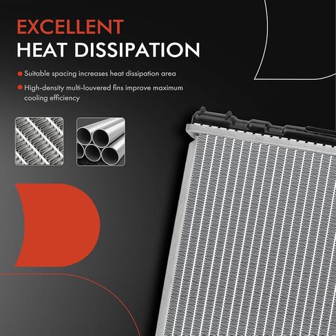 A-Premium Engine Coolant Radiator with Transmission Oil Cooler Compatible with Toyota Corolla 1984 1985 1986 1987 L4 1.6L Automatic trans. Replace# 1641015210, 1641015231 in Saudi Arabia