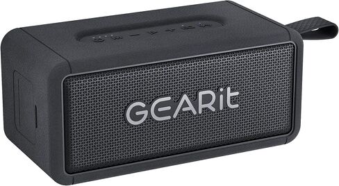 GearIT Portable Bluetooth Speaker Wireless with 15W Loud Sound - IPX6 Water-Resistant Speakers - Fast Connect 5.3 Bluetooth, AUX, and TWS Pairing - Perfect for Gift/Home/Outdoor/Party in Saudi Arabia