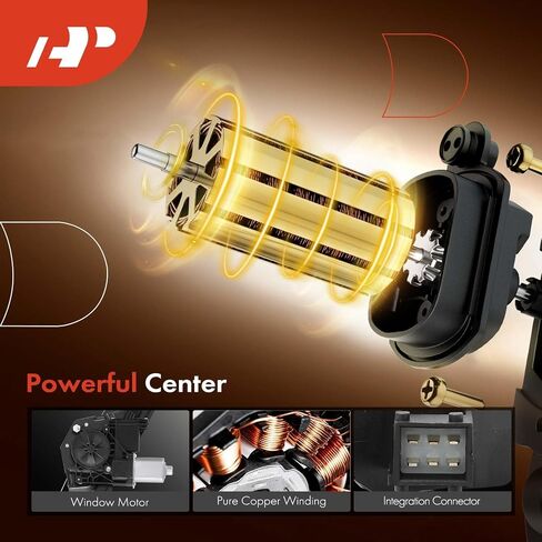 A-Premium Power Window منظم مع محرك متوافق مع شيفروليه ترافيرز 2009-2017 و GMC Acadia 2007-2016 ، Acadia Limited & Buick Enclave & Saturn Outlook ، فائدة رياضية ، جانب السائق الأيسر الأمامي الأيسر in Kuwait