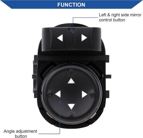 Power Mirror Switch Button Compatible with Chevrolet Silverado, GMC Savana Sierra 1500 2500 3500 HD 1999-2020 Replaces 22883768 25778970 901182 in Saudi Arabia
