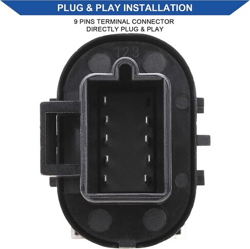 Power Mirror Switch Button Compatible with Chevrolet Silverado, GMC Savana Sierra 1500 2500 3500 HD 1999-2020 Replaces 22883768 25778970 901182 in Saudi Arabia