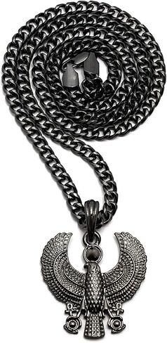GWOOD Horus Bird Pendant with Ankh's Egyptian Necklace in Kuwait