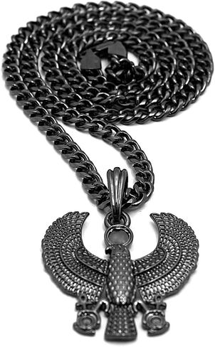 GWOOD Horus Bird Pendant with Ankh's Egyptian Necklace in Kuwait