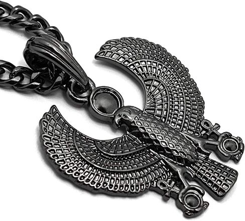 GWOOD Horus Bird Pendant with Ankh's Egyptian Necklace in Kuwait