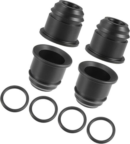 Fuel Injector Holder Spacer, for Toyota 4Runner Base 2.7L 1996-2000 for Toyota Tacoma Base 2.7L 1995-2004 No.90561-10018 Metal Black, 4pcs in Saudi Arabia