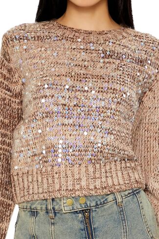 Forever 21 Women's Iridescent Sequin Sweater in Saudi Arabia