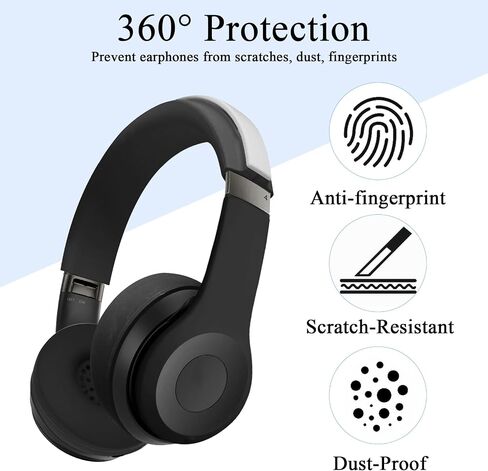 【3 in 1】 Solo 4 Silicone Case Cover,Anti-Scratch Headband Cover/Ear Pad Cover/Shell Cover for Beats Solo 4 Headphone,Solo4 Soft Silicone Protector Accessories(Pink) in Saudi Arabia