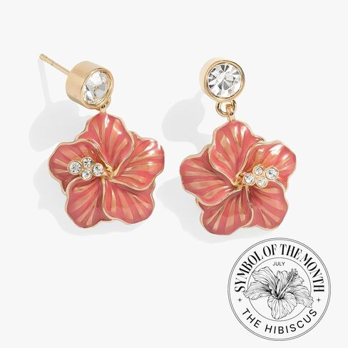 Alex and Ani Hibiscus Drop Earrings in Saudi Arabia