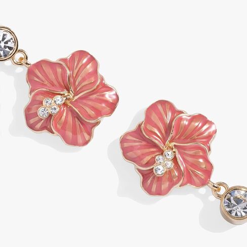 Alex and Ani Hibiscus Drop Earrings in Saudi Arabia
