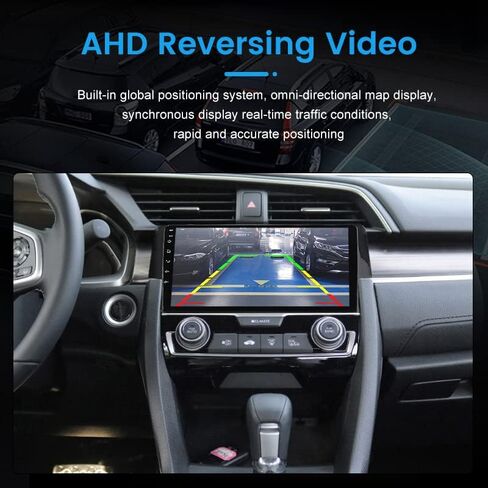 DUDUAUTO Car Radio Stereo for Honda Civic 2016 2017 2018 2019 2020 2021-4GB RAM 64GB ROM, Biorunn Android 10 DUDU4 9.5 Inch in-Cell Screen GPS Navi Car-Play Android Auto Touch Screen Head Unit in Kuwait