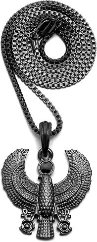 GWOOD Horus Bird Pendant with Ankh's Egyptian Necklace in Kuwait