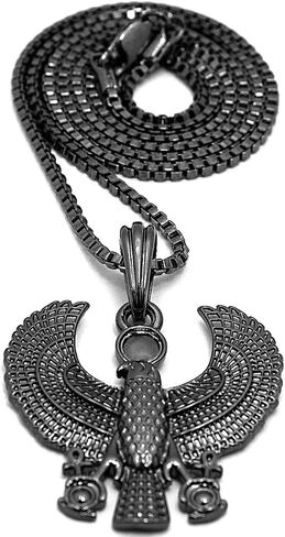 GWOOD Horus Bird Pendant with Ankh's Egyptian Necklace in Kuwait