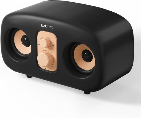 Bluetooth Speakers,Speakers Bluetooth Wireless,10W Portable Wireless Speaker,Louder Volume, Extra Bass, Stereo Sound, IPX5,Wireless Speaker for Home, Outdoor, Travel(Brown) in Saudi Arabia