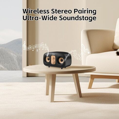 Bluetooth Speakers,Speakers Bluetooth Wireless,10W Portable Wireless Speaker,Louder Volume, Extra Bass, Stereo Sound, IPX5,Wireless Speaker for Home, Outdoor, Travel(Brown) in Saudi Arabia