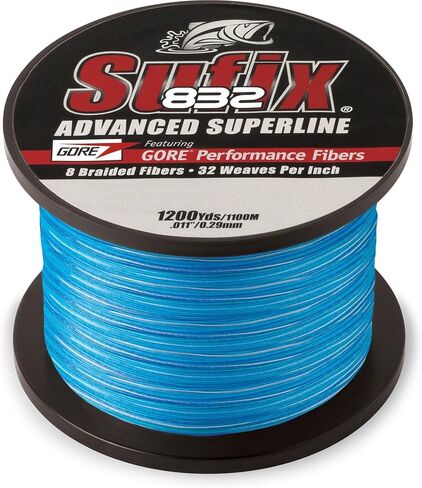 Sufix 832 Braid 15 LB 660-315L: 832 BRAID 15 LB NEON LIME ، حجم واحد in Kuwait