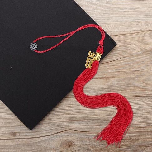 12Pcs 2025Graduation Cap Tassel,Graduation Party Decoration,Party Graduation Gold Tassels,broochAcademicGraduation CeremoniesMulti-Color Tassel Charm (red) in Saudi Arabia