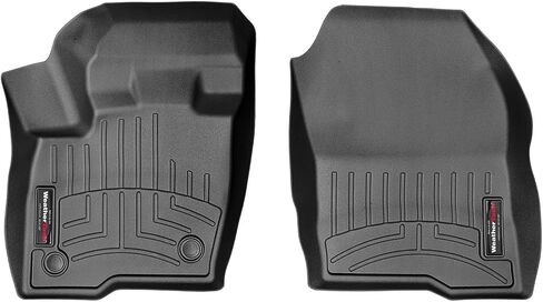 WeatherTech Custom Fit FloorLiners for Ford Edge, Edge ST - 1st Row (448151), Black in Saudi Arabia