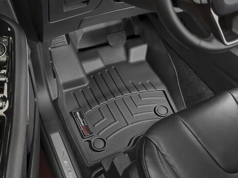 WeatherTech Custom Fit FloorLiners for Ford Edge, Edge ST - 1st Row (448151), Black in Saudi Arabia