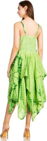 Sakkas Annabella Corset Bodice Handkerchief Hem Dress in Saudi Arabia