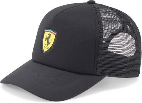 PUMA - للجنسين Ferrari SPTWR RACE CAPER TRACKER CAP ، اللون الأسود ، الحجم: O/S in Kuwait