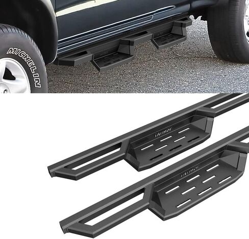 HD Ridez Hybrid Rocker Steps Stainless Steel Armor Compatible with Toyota Tacoma 1995-2004 Extended Xtra Cab (4WD or Prerunner 2WD 4WD) (Nerf Bar Side Steps Side Bars) in Saudi Arabia