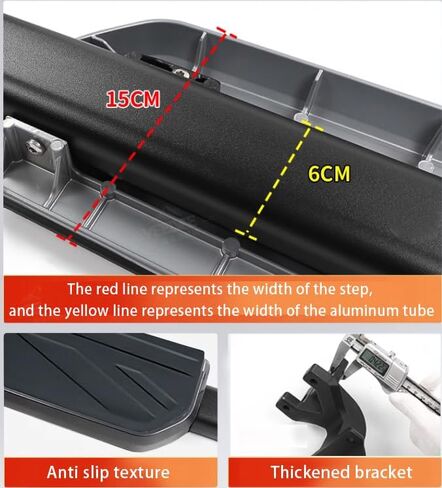 2pcs Side Step fit for Land Rover Defender 110 130 2020-2025 L663 4door Running Board Pedal Rail Board (Glossy Black Vintage Style) in Saudi Arabia