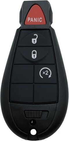 Replacement Remote Car Key Fob Cover Case fit for Jeep Grand Cherokee Dodge Durango Grand Caravan Journey Ram 1500 2500 3500 Chrysler Town Country Keyless Entry Key Fob Shell (3 Button) in Kuwait